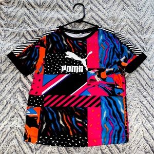 cropped puma shirt
